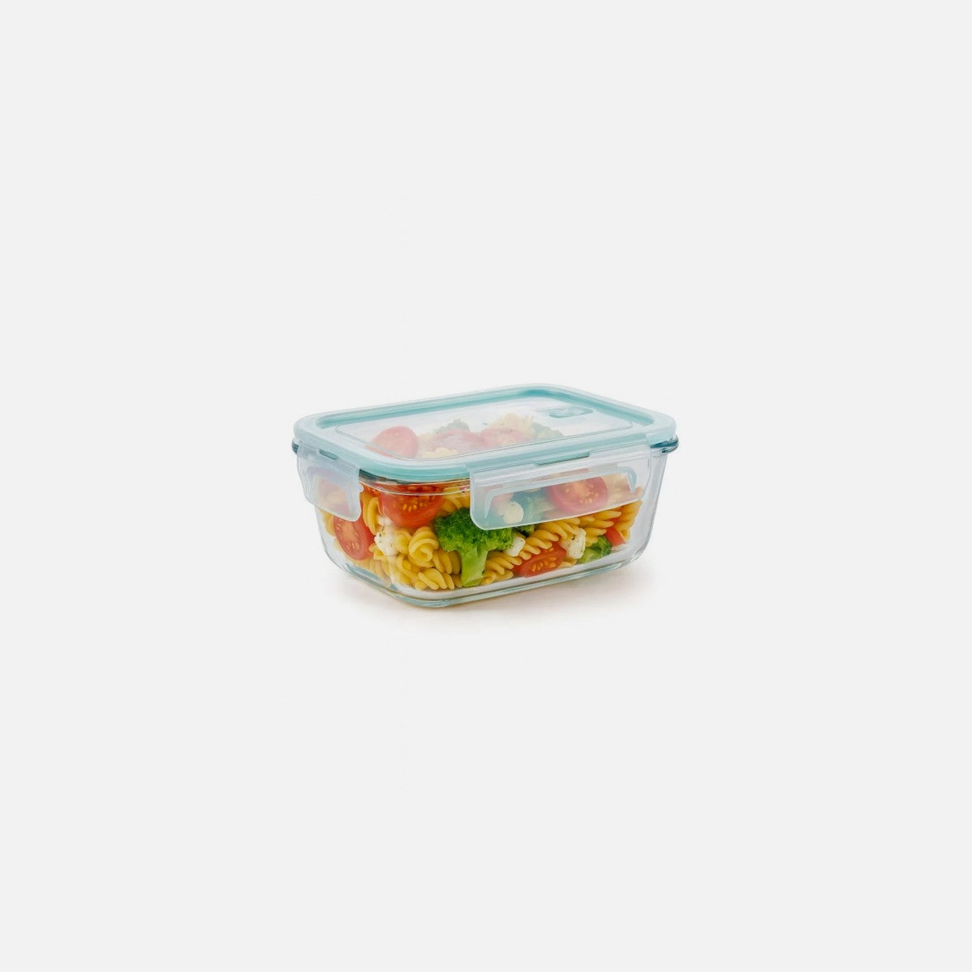 AJ Glass Food Container 680ml 17x12.5x5.5cm – Airtight, Transparent