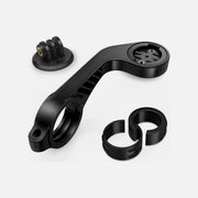 TUSITA Bicycle GPS Mount 25.4/31.8mm – Garmin Edge, XOSS G/G+, iGPSPORT + Light Mount, Black