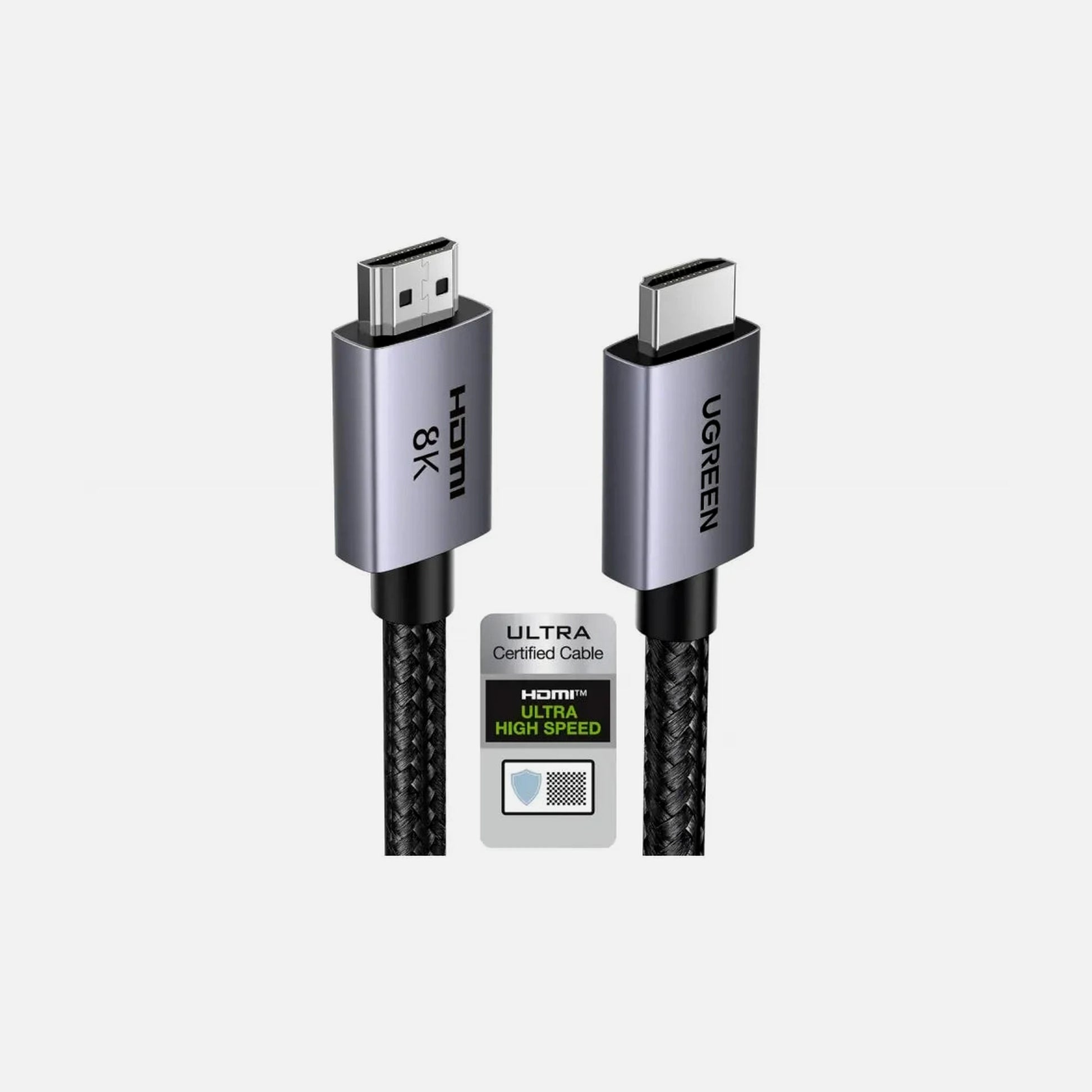 Ugreen HDMI 2.1 Certified Ultra High Speed Cable 8K@60Hz / 4K@120Hz 48Gbps, 2m