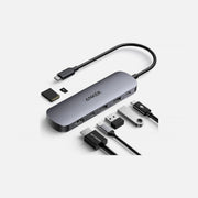 Anker Nano USB-C Hub 7-in-1 with HDMI 4K@60Hz, 2× USB-A, USB-C PD 85W & SD/microSD