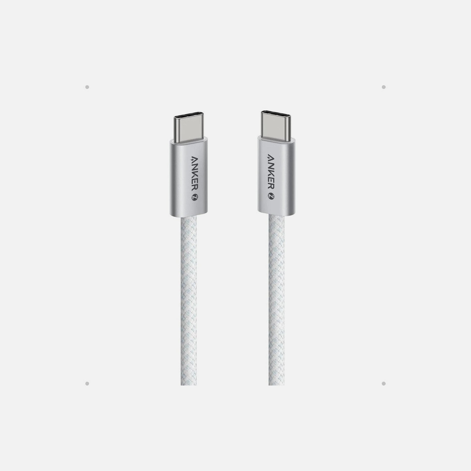 Anker Zolo USB-C to USB-C Cable 1m 240W USB-IF Nylon Braided, White