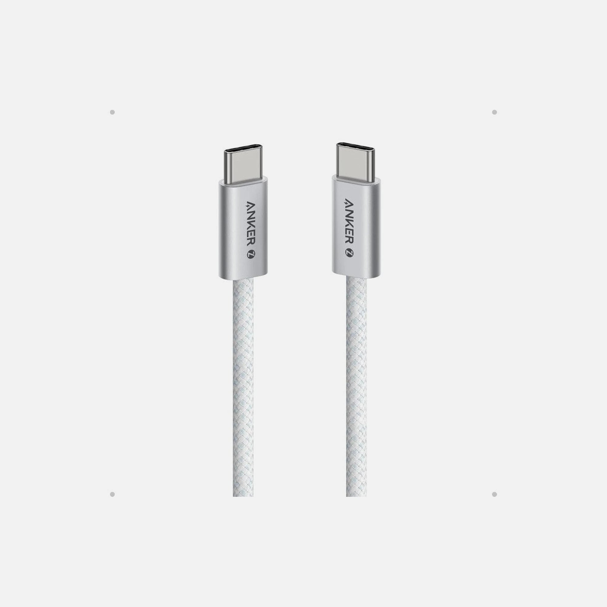 Anker Zolo USB-C to USB-C Cable 1m 240W USB-IF Nylon Braided, White