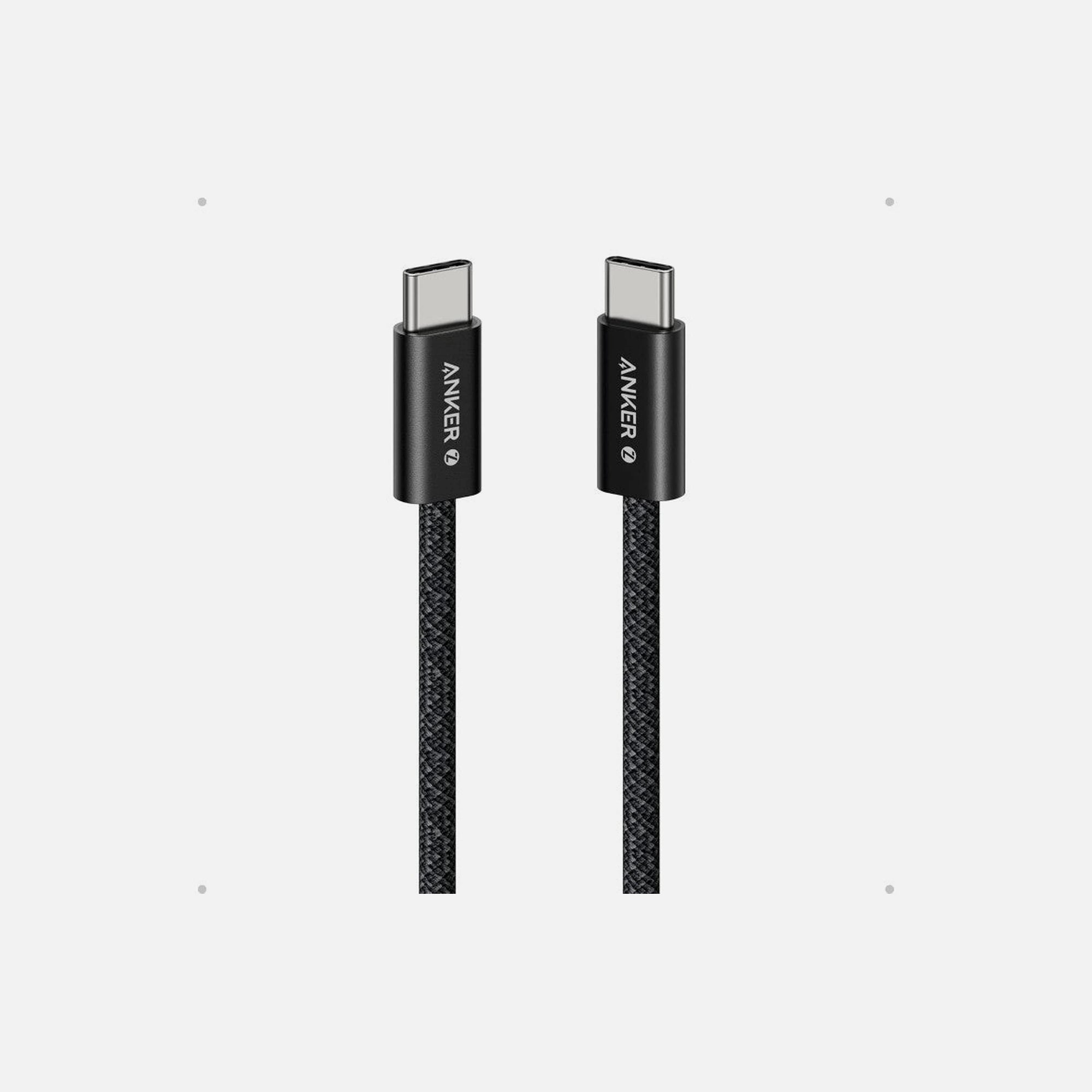 Anker Zolo USB-C to USB-C Cable 1m 240W USB-IF Nylon Braided, Black