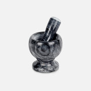 Vilde Granite Mortar and Pestle Set 11cm Diameter, Granite Black