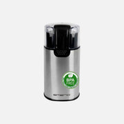 Emerio Electric Coffee Grinder 60g 150W – Stainless Steel Double Blade, Silver