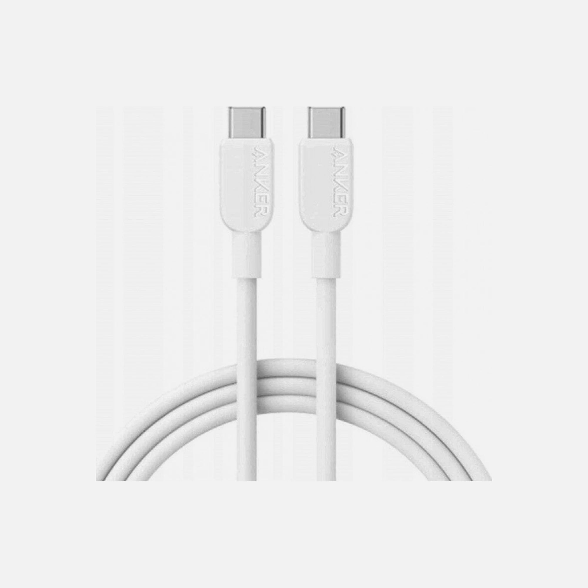 Anker 310 USB-C to USB-C Cable 0.9m – 240W, USB-IF Certified, Nylon Braided, White