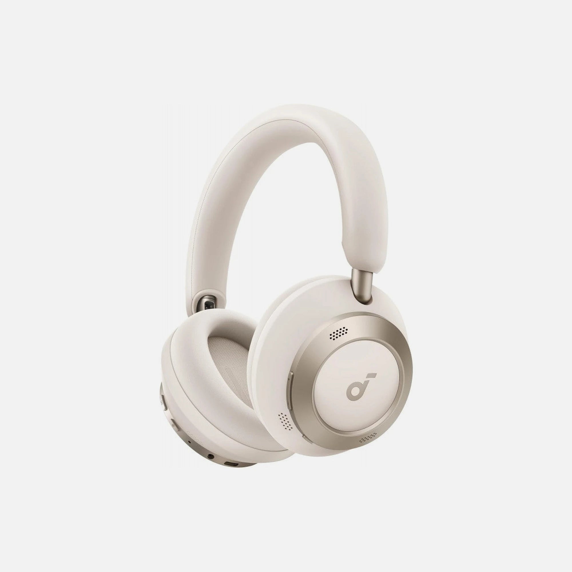 Anker Soundcore Space One Pro Bluetooth 5.3 Headphones – 4-Stage ANC, LDAC Hi-Res, Foldable, White