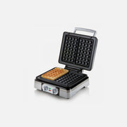 DOMO Waffle Maker XL DO9149W – 1520W, Adjustable Thermostat, 2 Brussels Waffles, BPA-Free