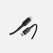 Veger CC01 USB-C to USB-C Cable 1.2m – 60W PD3.0/QC4.0/FCP, Nylon Braided, Aluminium, Black