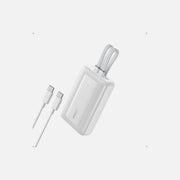 Anker Zolo Power Bank 20,000mAh 30W – 2 Built-in Cables (USB-C + Lightning MFi), USB-A & USB-C, White