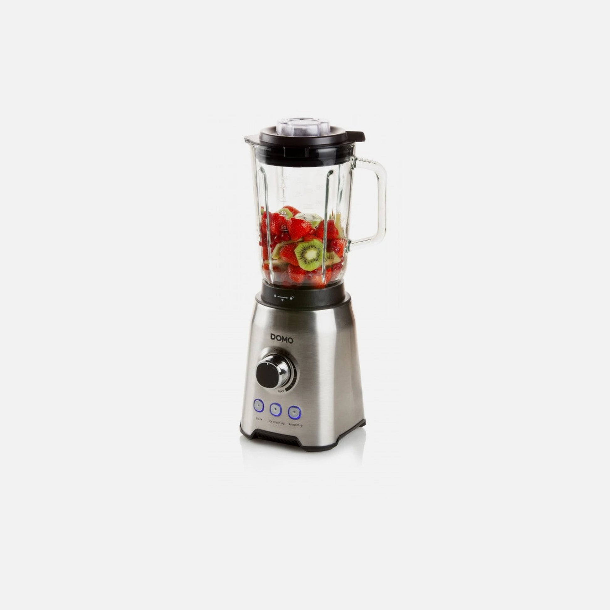 DOMO Blender 1000W 1.5L Glass Jar – 6 Blades 20,000 rpm, Variable Speed, 3 Programs