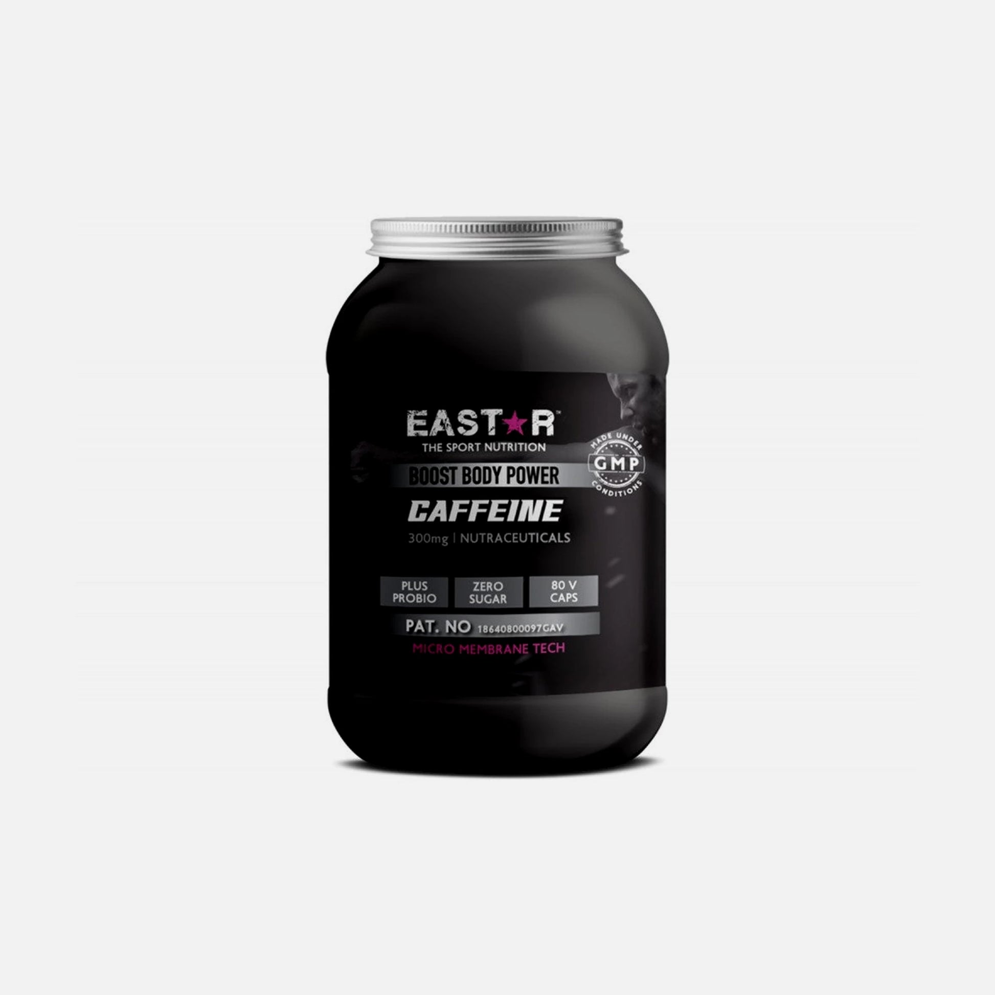 Eastar Caffeine Boost Body Power 300mg – 80 Vegan Capsules