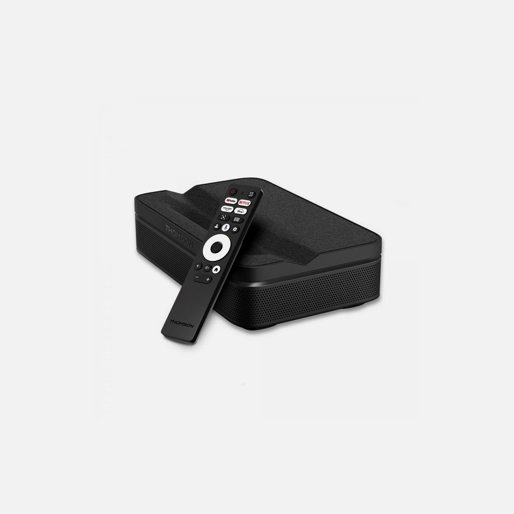 Thomson Sirius Google TV Ultra-Short Throw Projector 1080p – 600 ANSI Lumens, Dolby Audio, Built-in Battery