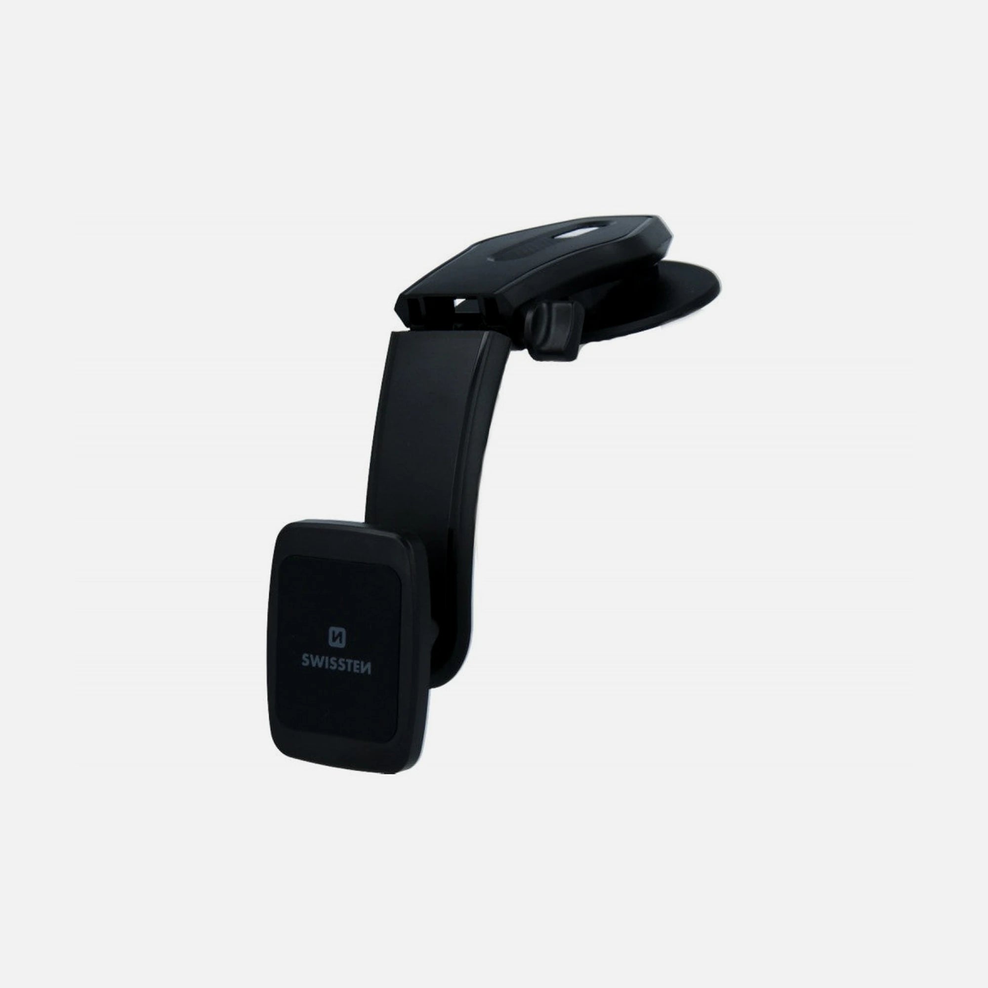Swissten S-GRIP M5-R1 Magnetic Car Holder – 6 Magnets, Suction Cup, Tablet & Phone, Black