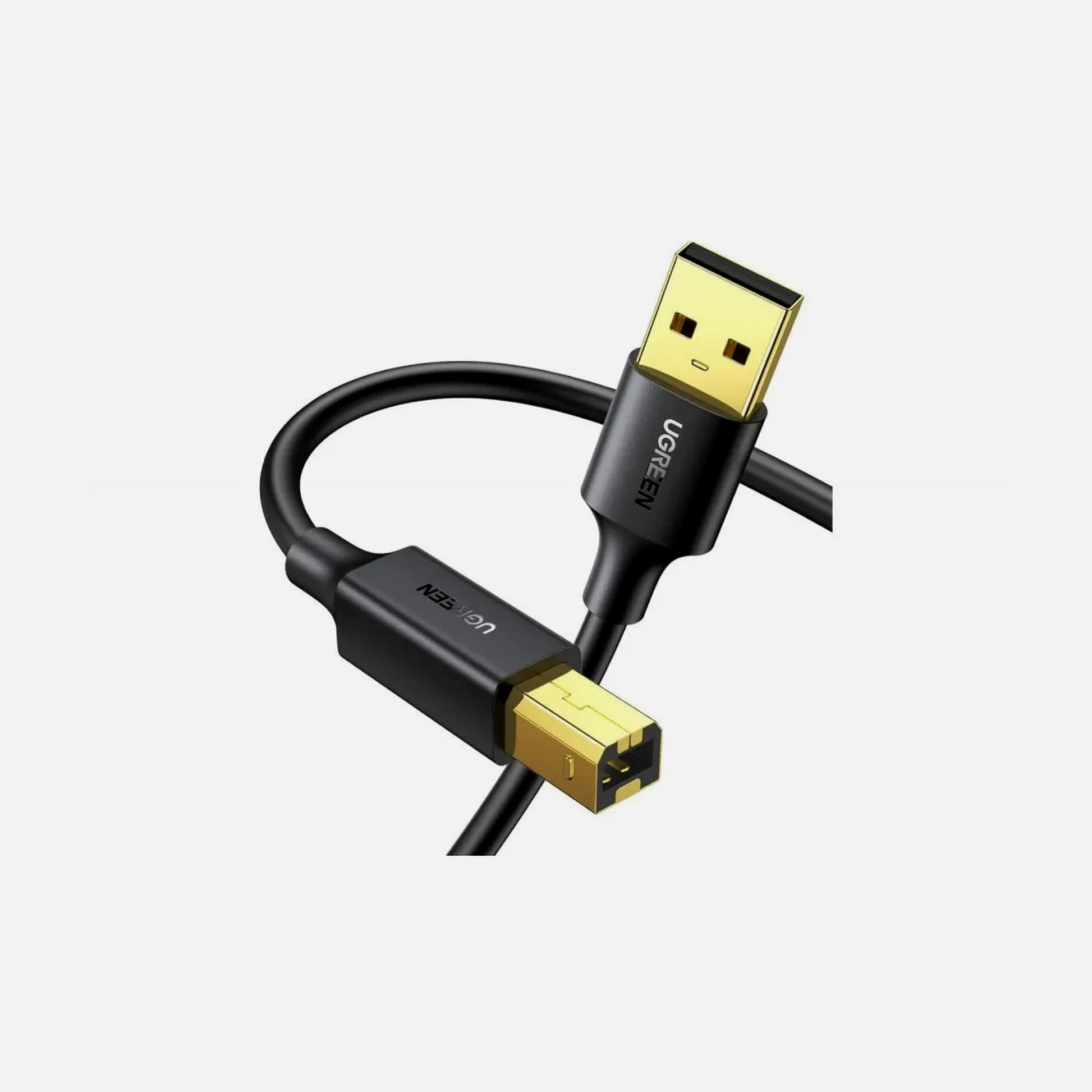 Ugreen USB-A to USB-B Printer Cable USB 2.0 5m – Gold Plated, Black