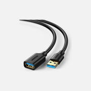 Ugreen USB 3.0 Extension Cable USB-A Male to Female 1.5m – Gold Plated, Black