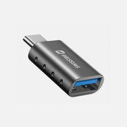Swissten USB-C to USB-A 3.0 OTG Adapter – Silver