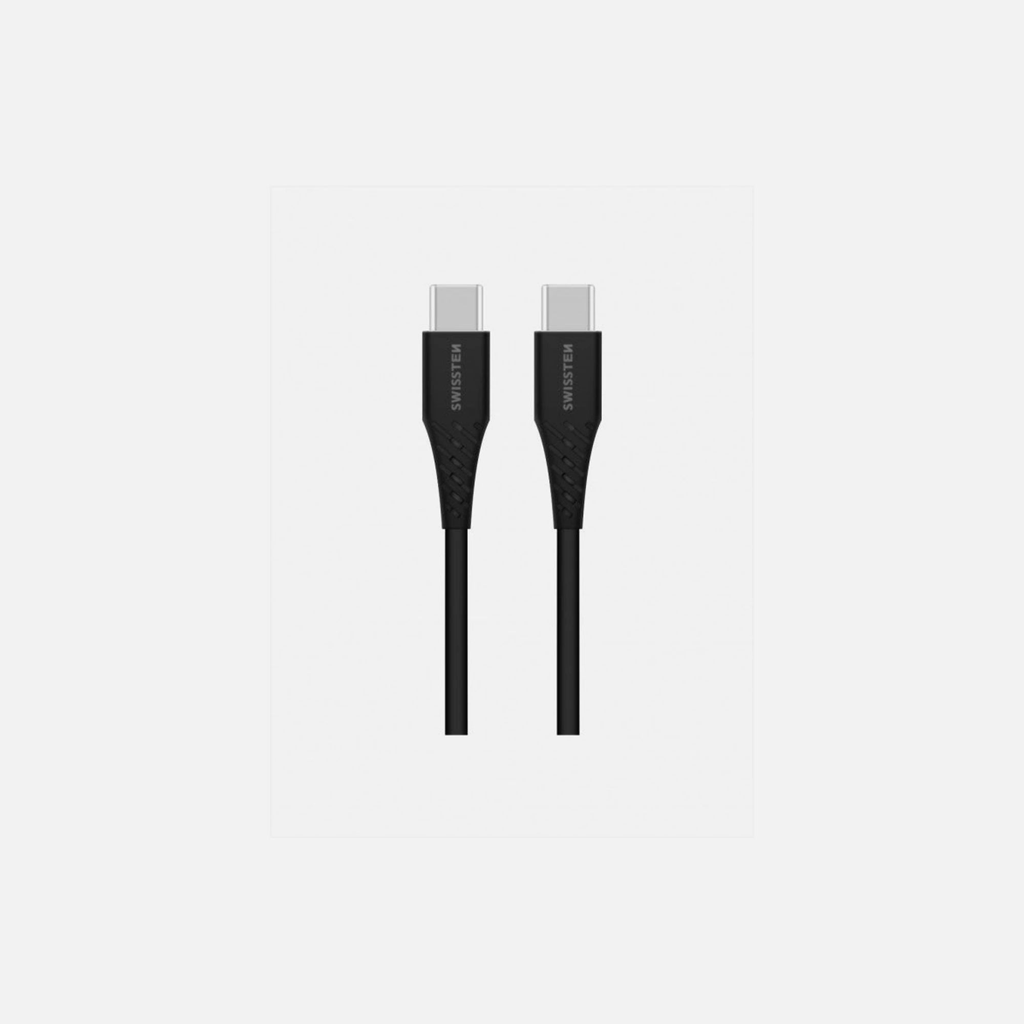 Swissten USB-C to USB-C Cable 2.5m 100W PD3.0 / QC4.0 / FCP – Black