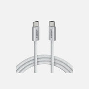 Anker Zolo USB-C to USB-C Cable 1.8m – 240W USB-IF Certified, Nylon Braided, White