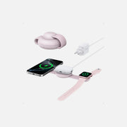 Anker MagGo 3-in-1 Qi2 MagSafe Wireless Charger 15W – iPhone + Apple Watch + AirPods, Pink