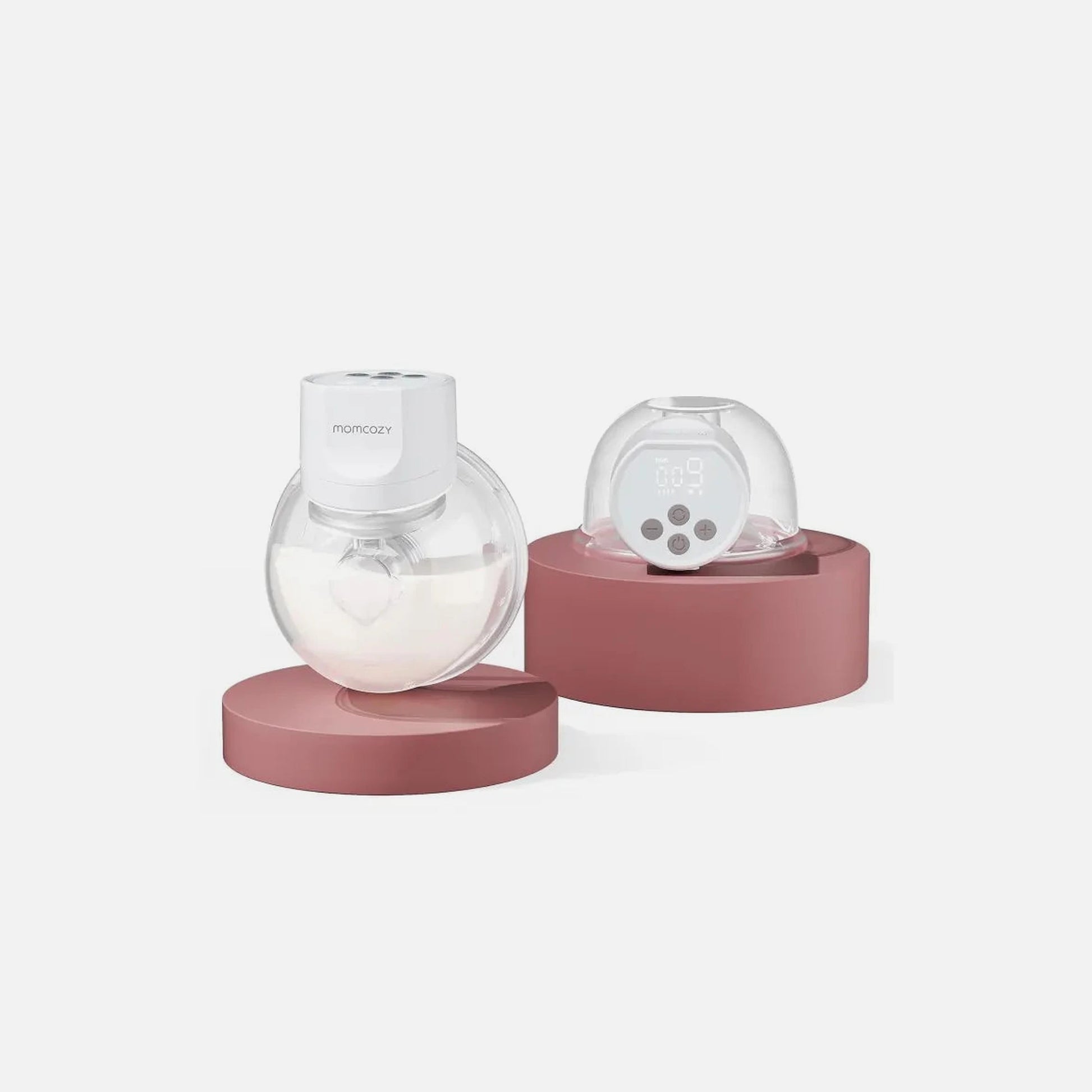 Momcozy S12 Pro Hands-Free Double Electric Breast Pump – 3 Modes, 9 Intensity Levels, Cozy White