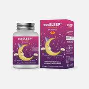 sssSleep by Zenful Sleep Supplement – Melatonin, L-Theanine, Glycine, Magnesium, Herbs, 60 Caps