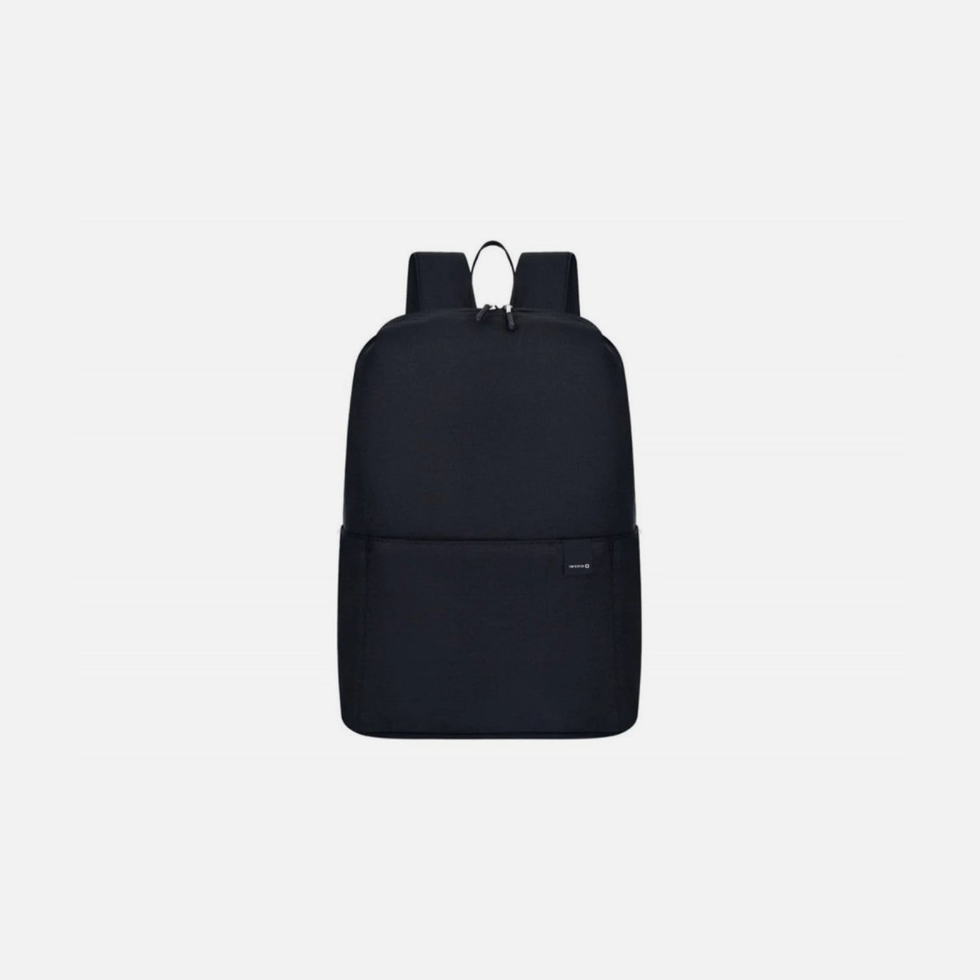 Swissten Basic Backpack – Lightweight Daily Backpack, 80% Oxford + 20% Cotton, Black