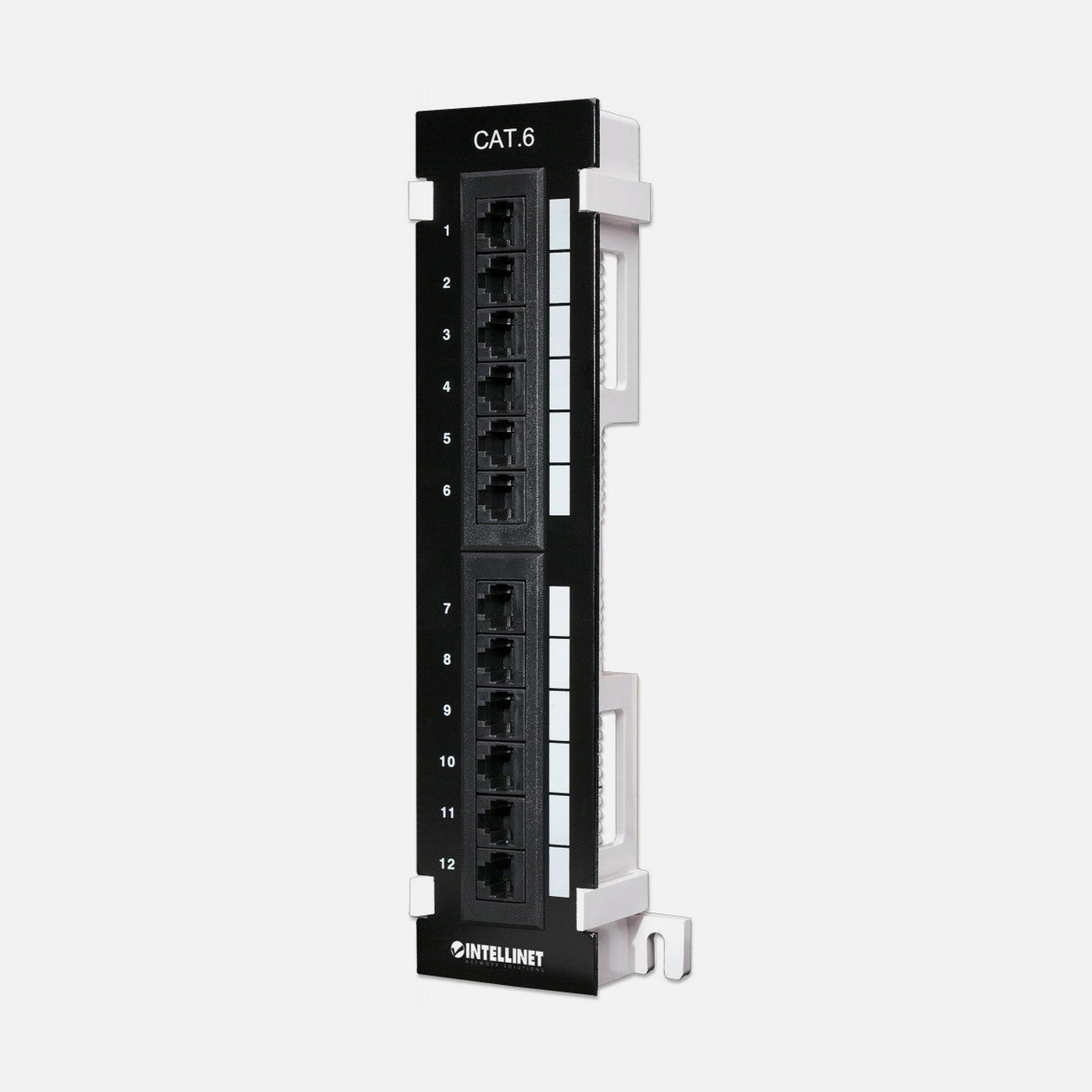 Intellinet I-PP 12-RU-C6 - Patch Panel 12 Ports Cat.6 UTP Wall Mount