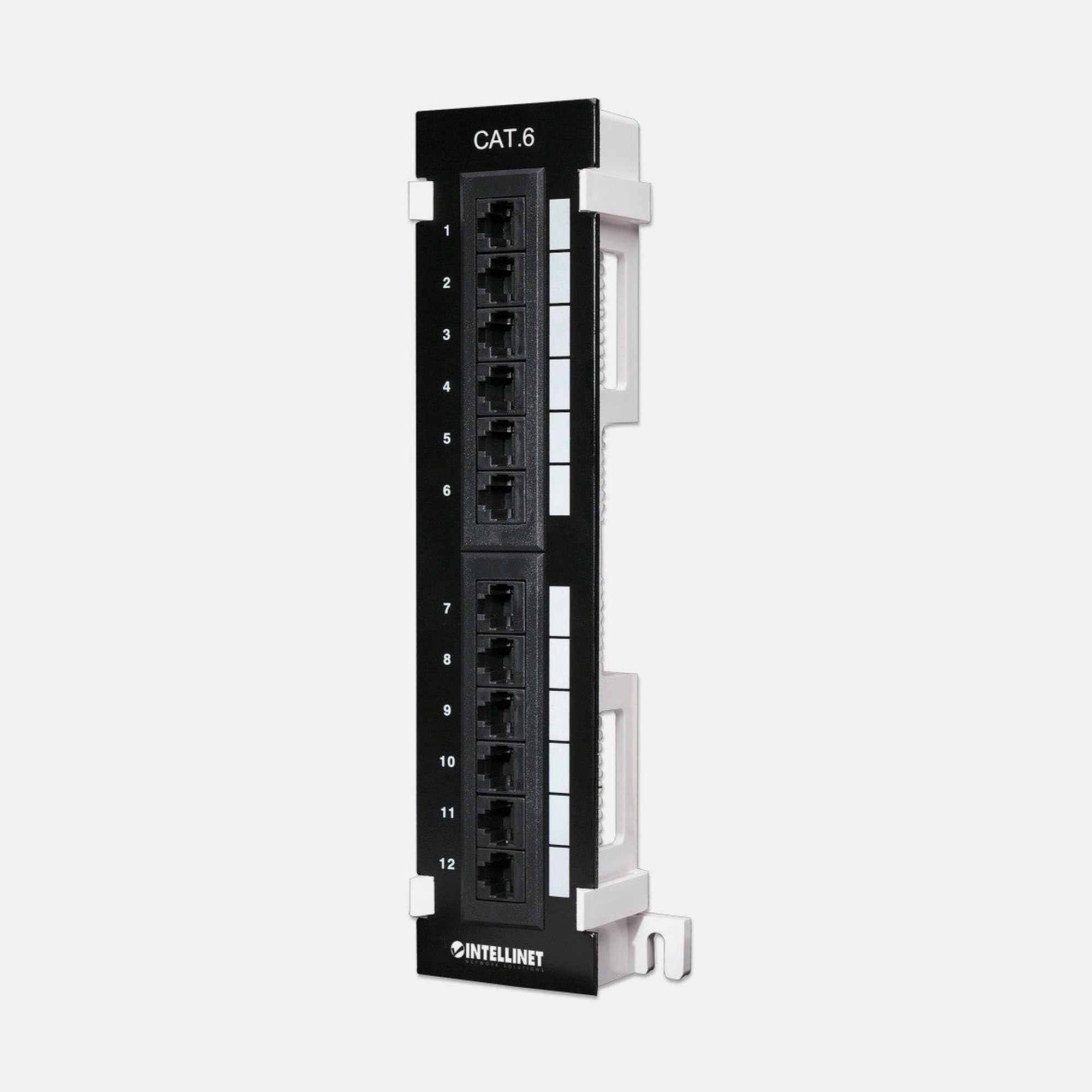 Intellinet I-PP 12-RU-C6 - Patch Panel 12 Ports Cat.6 UTP Wall Mount