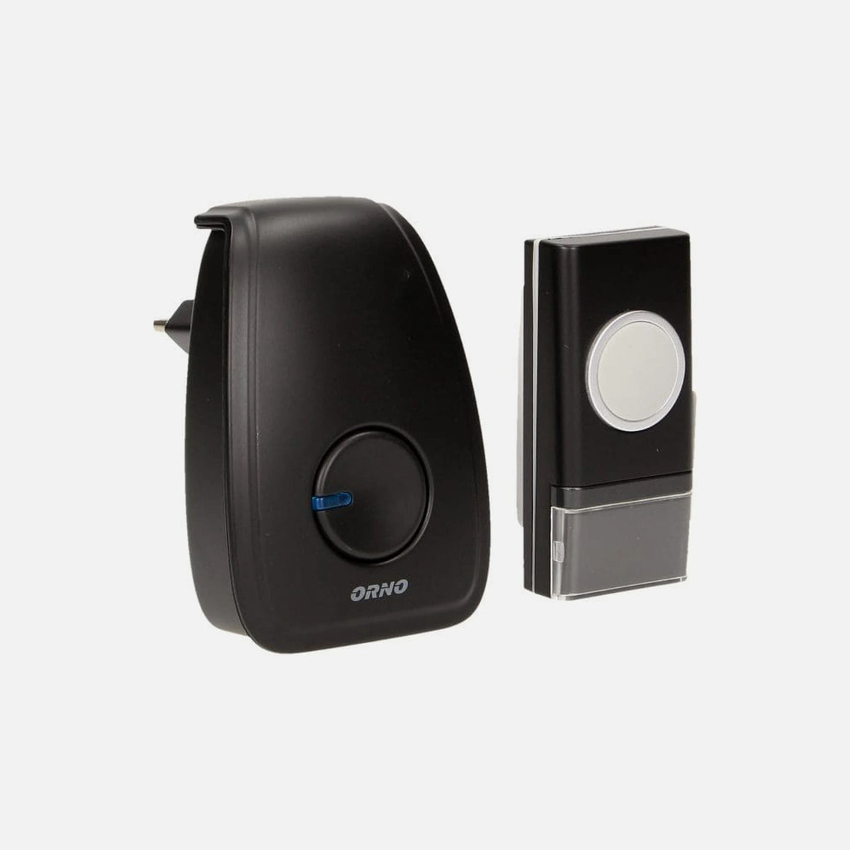 REDLED RP-Orno Opera AC Wireless Plug-In Doorbell – 36 Melodies, IP44 Button, 100 m, Black