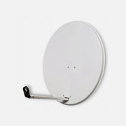 Opticum ANT0188 Satellite Dish 83 cm White – Steel Offset Dish, Ø20-50 mm Mast, 38 dB Gain