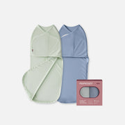 Momcozy Easy Swaddle Wrap 0-3M – Bamboo, Silent Velcro + Zip, Hip-Healthy