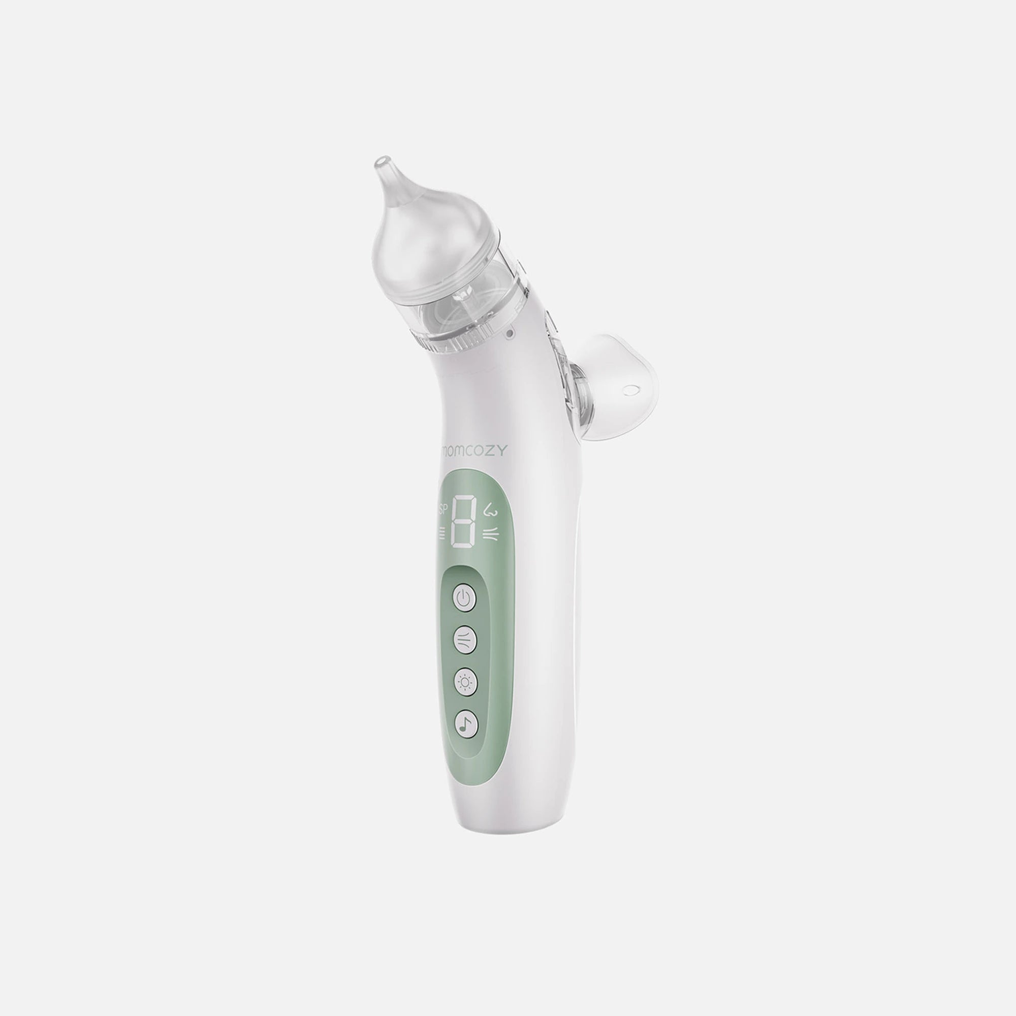 Momcozy BreezyClear 2-in-1 Electric Nasal Aspirator – Spray + 65 kPa Suction, USB-C