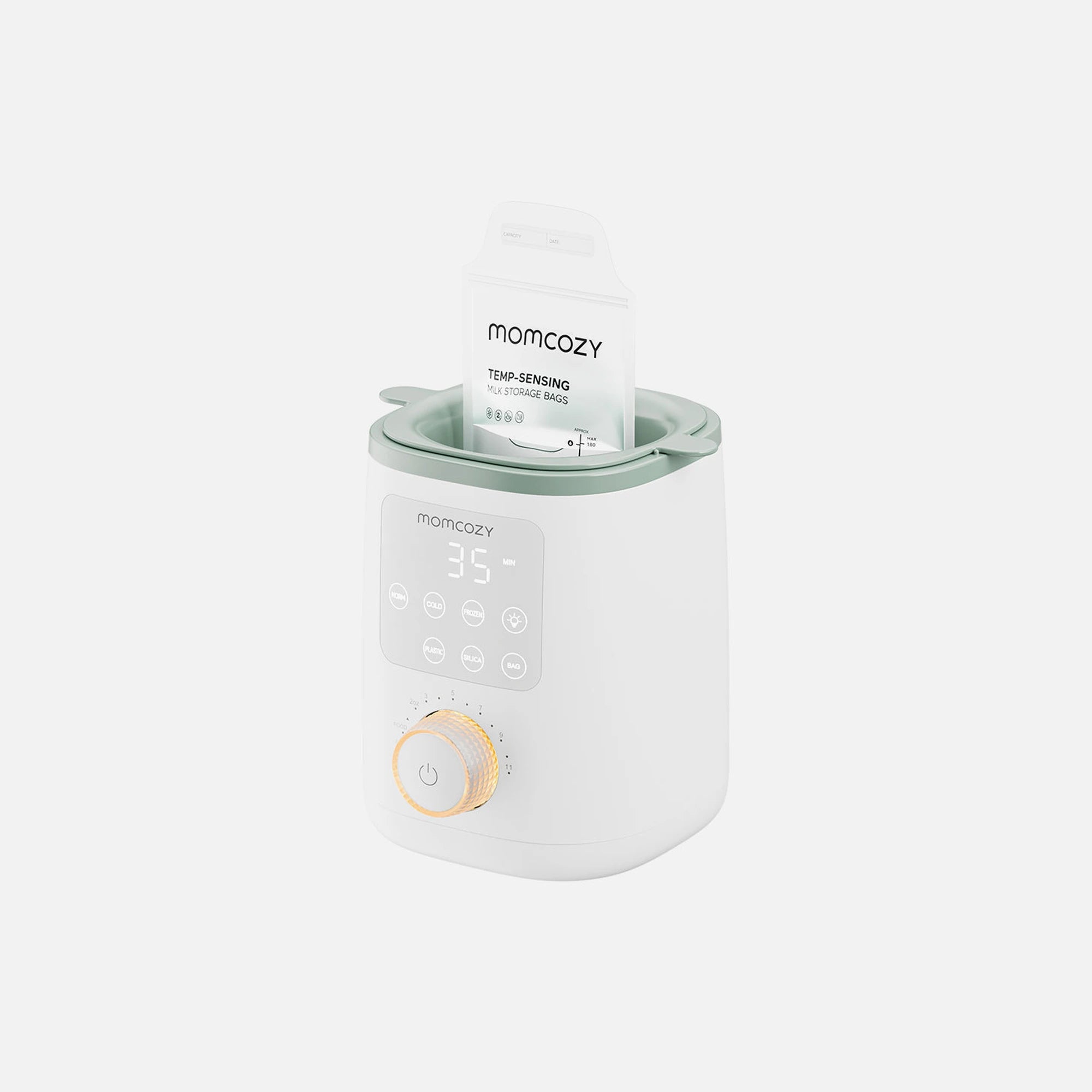 Momcozy Nutri Smart Analog Baby Bottle Warmer – Water-Bath, Fits All Bottles, 24h Keep-Warm