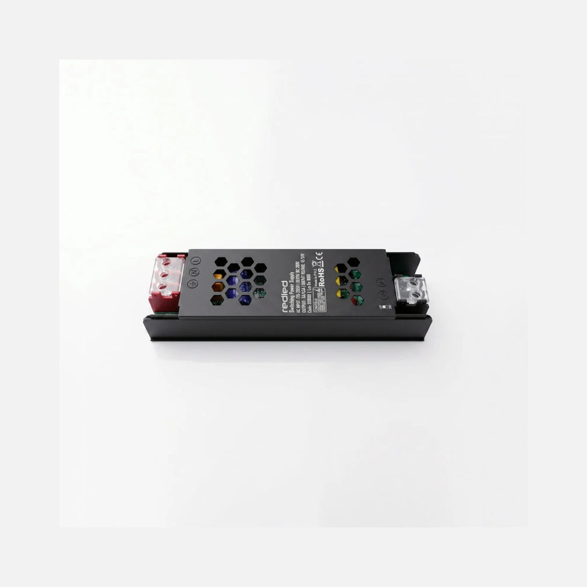 REDLED Metal LED Strip Power Supply Dual Voltage 12V/24V – Switchable, Metal, IP20