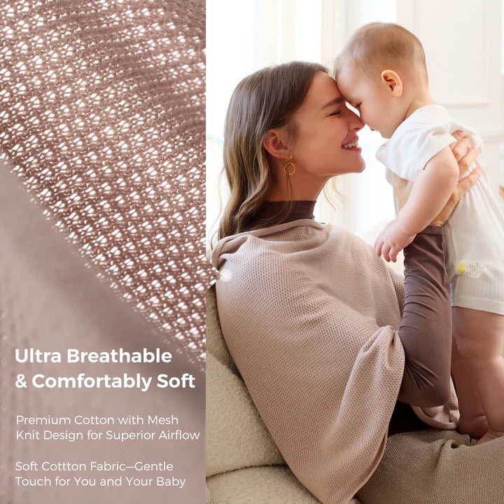 Momcozy Κάλυμμα Θηλασμού – Μαλακό Αναπνέον Poncho Ιδιωτικότητας Πολλαπλής Χρήσης