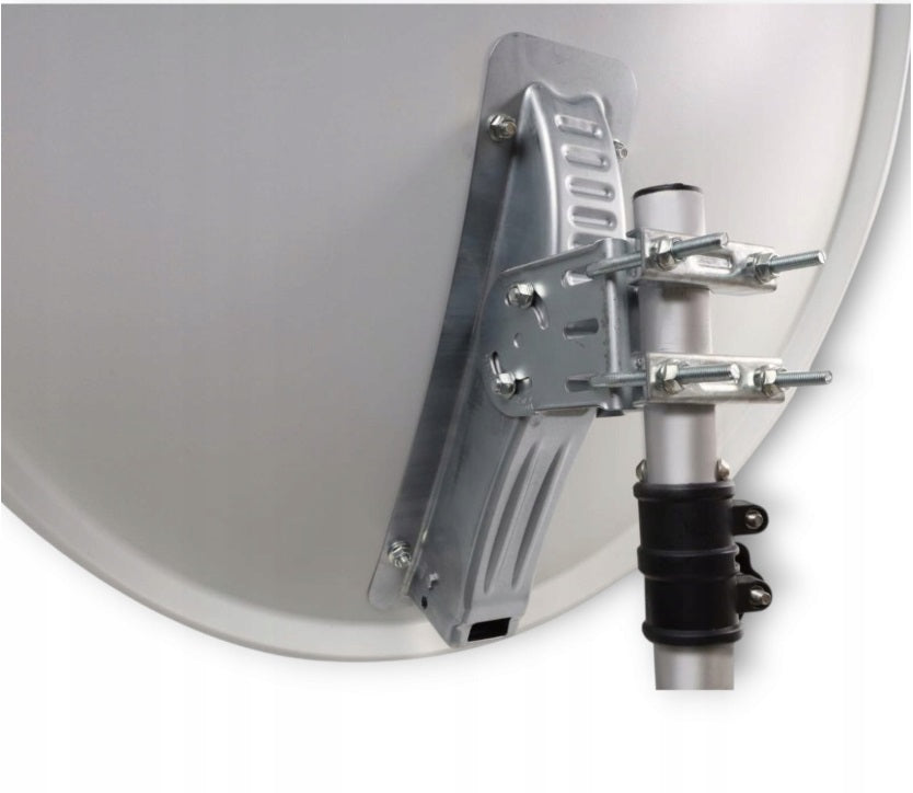 Opticum ANT0188 white steel offset satellite dish 83 cm — Satellite Dishes