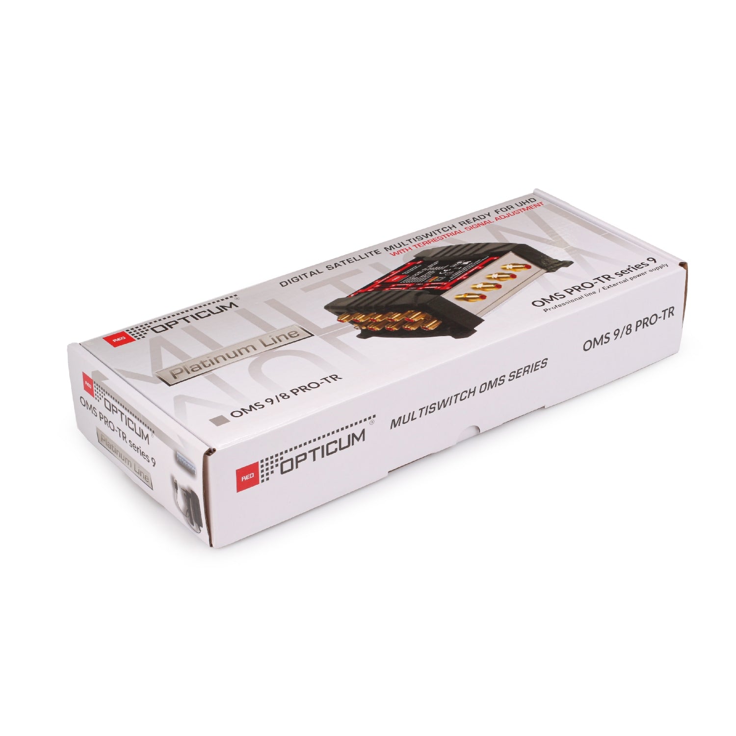 Opticum OMS 9/8 PRO-TR SMATV multiswitch 9-input 8-output — Satellite Distribution