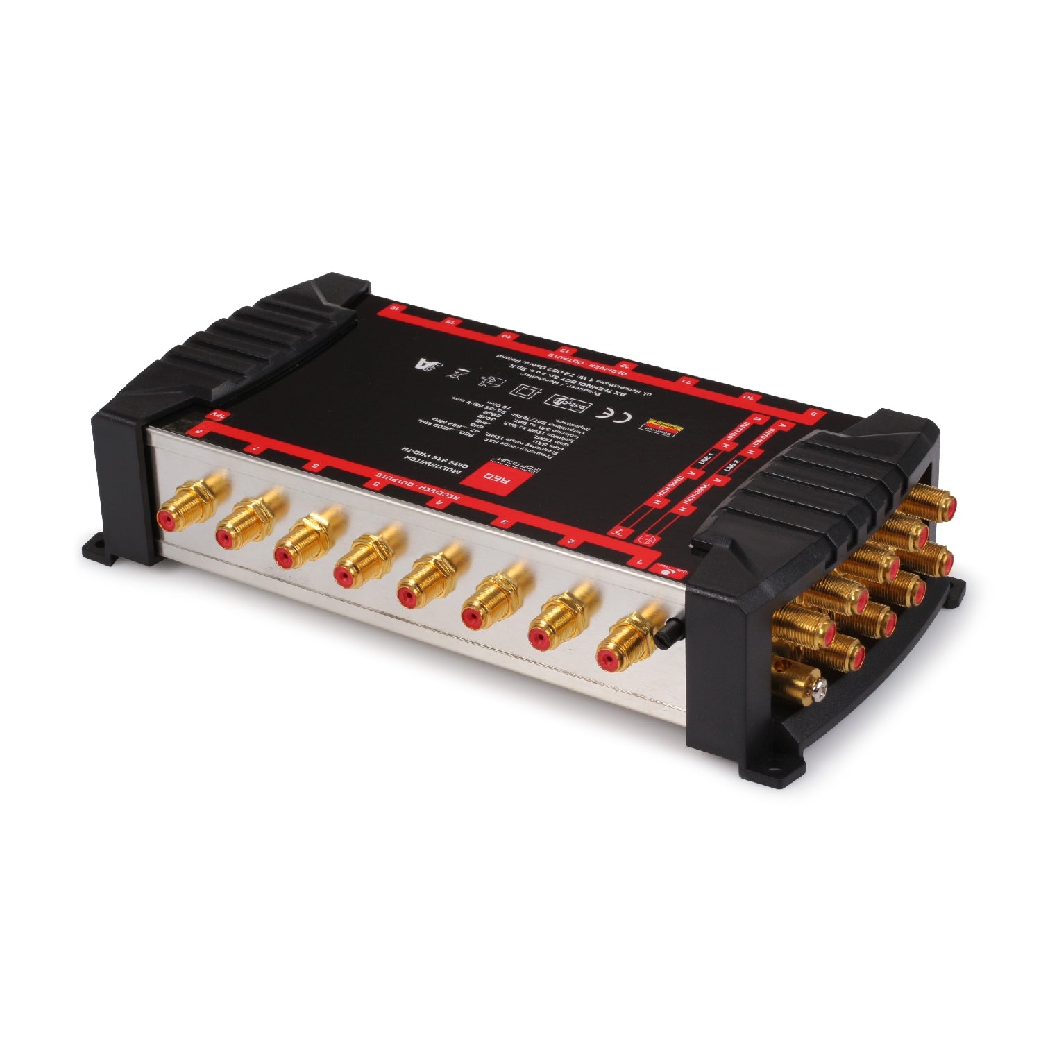 Opticum OMS 9/16 PRO-TR SMATV multiswitch 9-input 16-output — Satellite Distribution