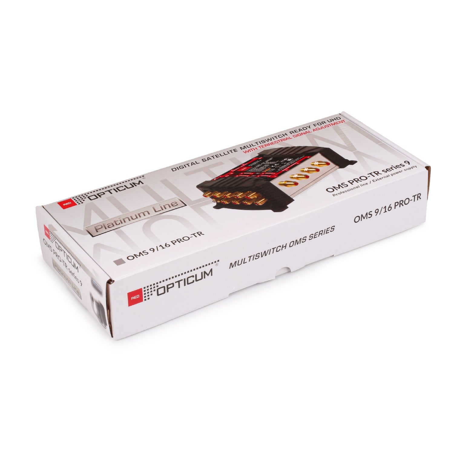 Opticum OMS 9/16 PRO-TR SMATV multiswitch 9-input 16-output — Satellite Distribution