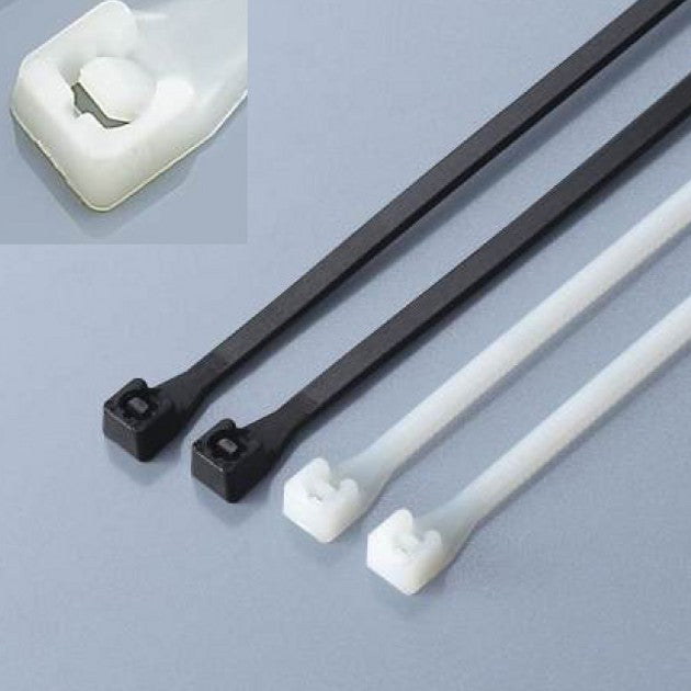 Techly ISWT-28048-BK Cable Ties 280x4.8mm Nylon 100pcs Black - view 2