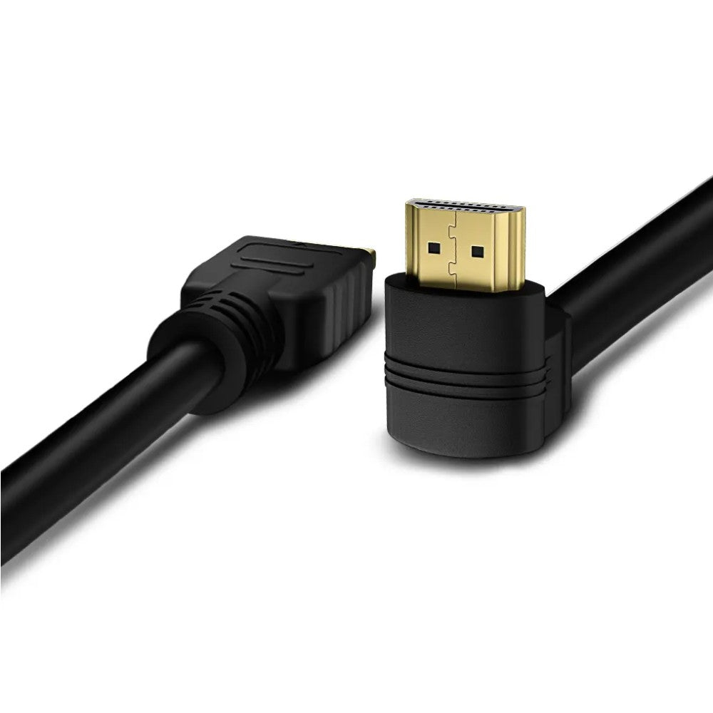 Techly ICOC HDMI-4-010NE9 90 Degree HDMI Cable 1m 4K - View 6
