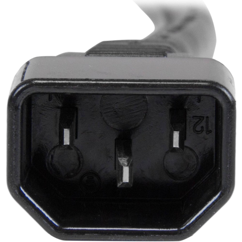 Manhattan ICOC 066-NC IEC C19 to C14 Power Cable 2m – 16A 250V, H05 VV-F & 3-Conductor