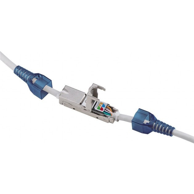 Techly Pro IWP-8P8C-COUPS6ATY Toolless Cat.6A STP Coupler - view 3
