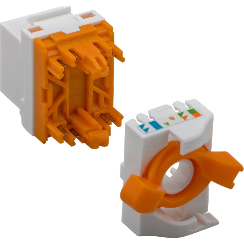 Techly IWP-MD C6A/UROTT Keystone Jack RJ45 Cat6A UTP Tool-less - view 3