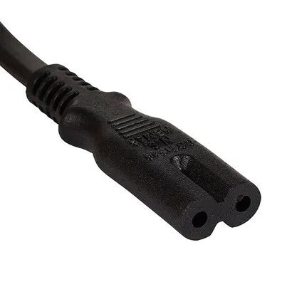 MPL POSAC-C7EU15WH Power Cable – IEC C7 to Euro CEE 7/16, 1.5m, 2.5A 250V, White