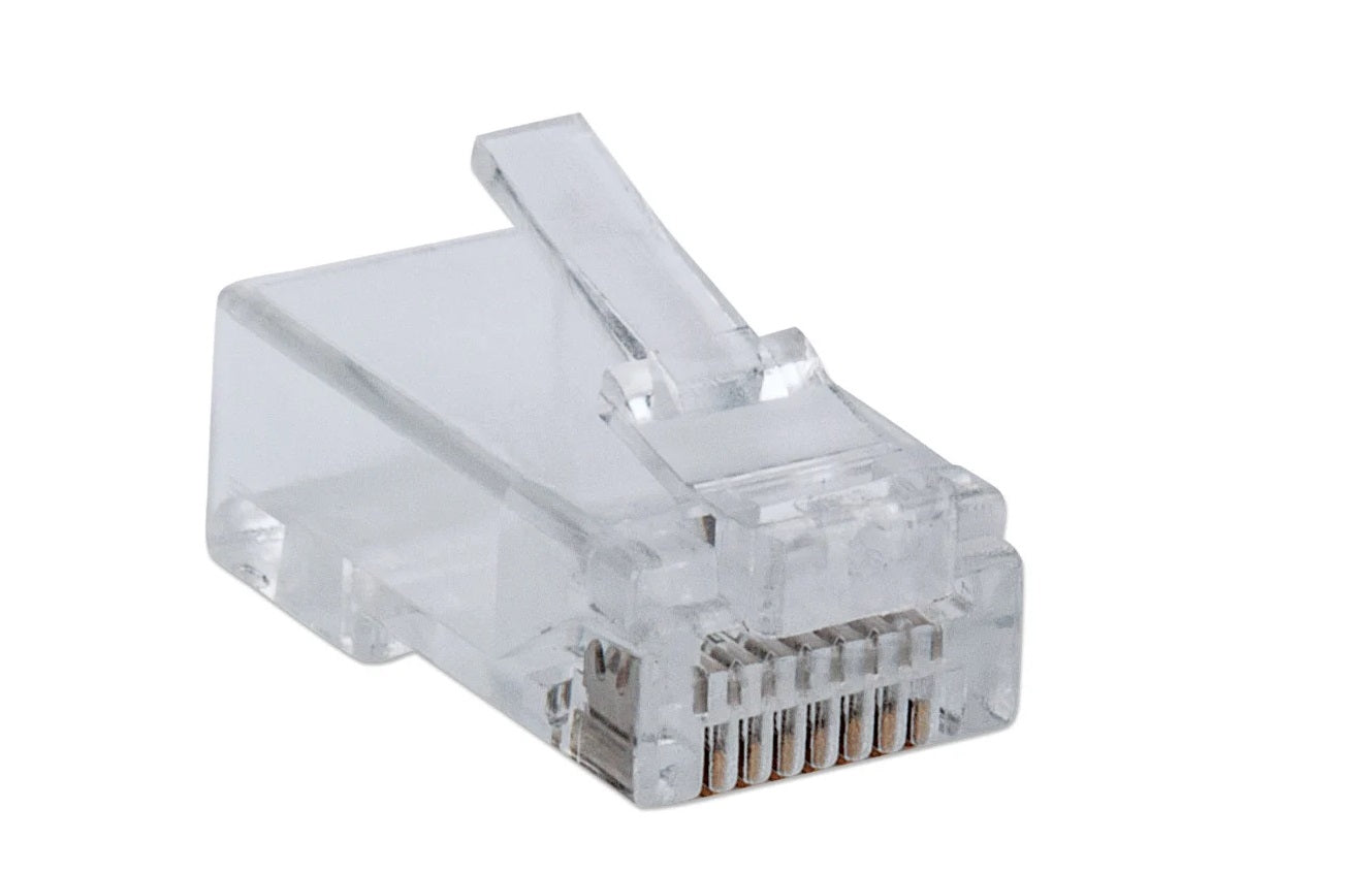 INTELLINET IWP-CAT6U Φις RJ45 Cat6 Pass-Through – Πακέτο 50τμχ