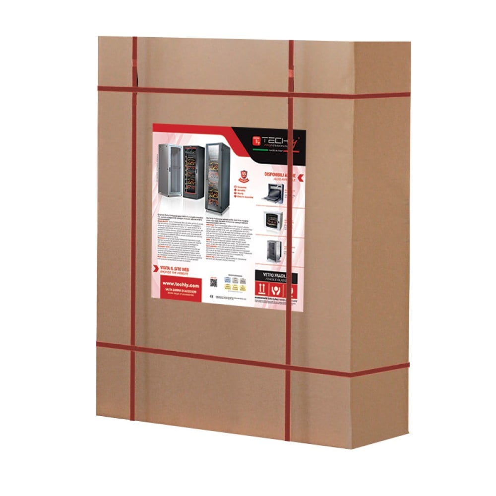 Techly I-CASE FP-6006BK Wall Rack 19" 6U 600mm Depth Black - view 2