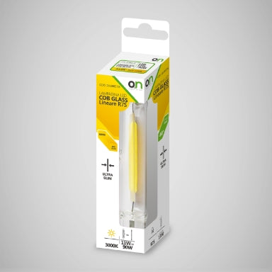 GBC 23.0002.36 R7s LED Linear Lamp COB 12W 118mm – 3000K Warm, 1520lm & 360° Beam