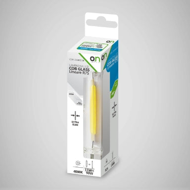 GBC 23.0002.37 R7s LED Linear Lamp COB 12W 118mm – 6000K Cold, 1540lm & 360° Beam